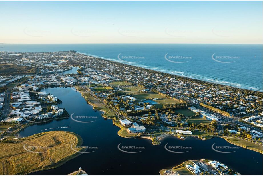 Sunset Aerial Photo Bokarina QLD Aerial Photography