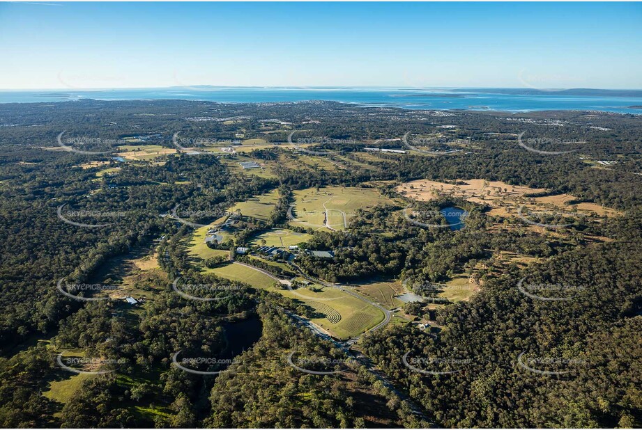 Aerial Photo Sirromet Winery Mount Cotton QLD