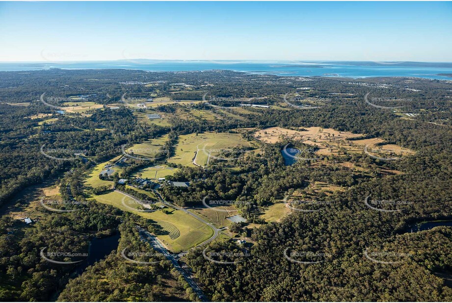 Aerial Photo Sirromet Winery Mount Cotton QLD