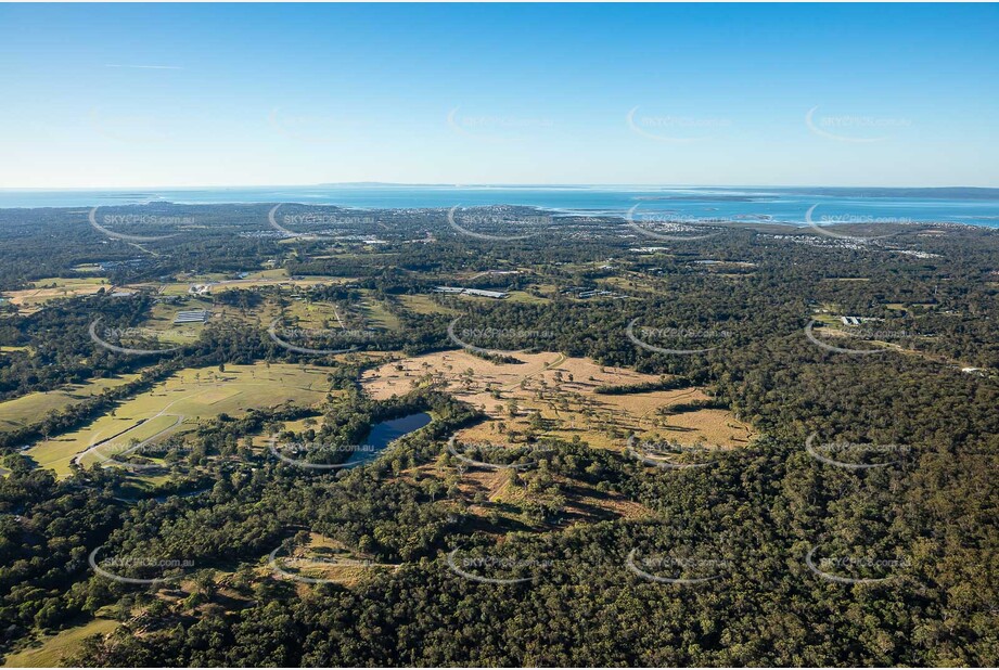 Aerial Photo Sirromet Winery Mount Cotton QLD