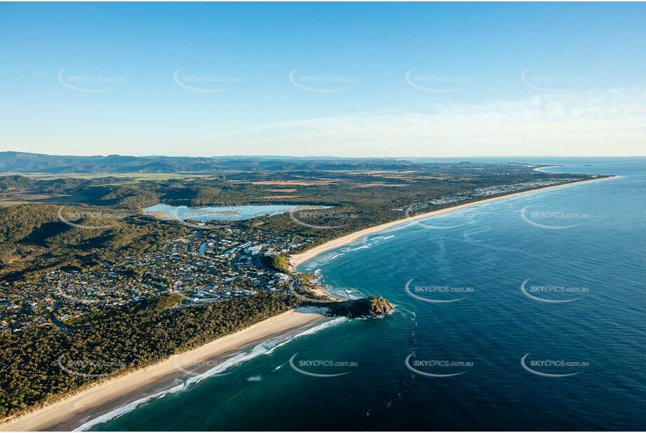 Sunrise Aerial Photo Bogangar NSW