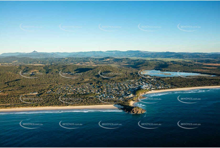 Sunrise Aerial Photo Bogangar NSW