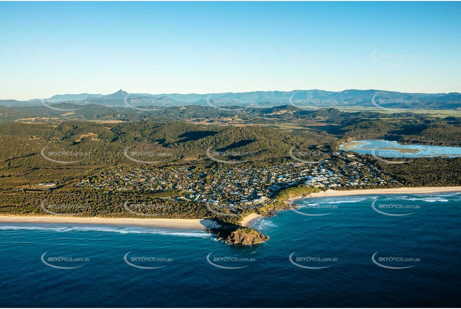 Sunrise Aerial Photo Bogangar NSW