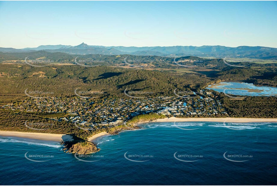 Sunrise Aerial Photo Bogangar NSW