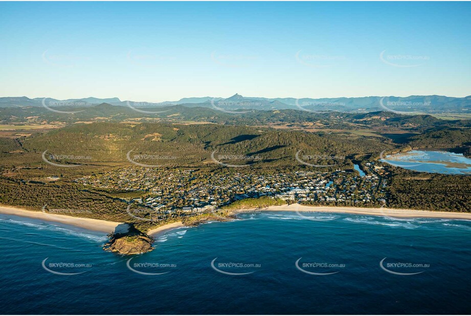 Sunrise Aerial Photo Bogangar NSW