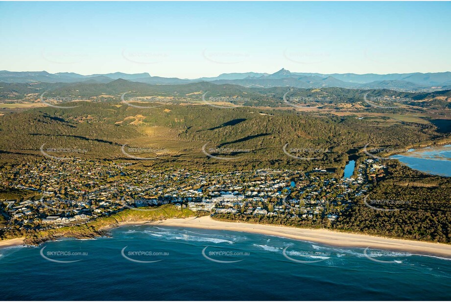 Sunrise Aerial Photo Bogangar NSW