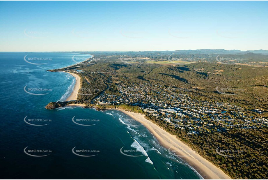 Sunrise Aerial Photo Bogangar NSW