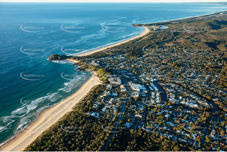 Sunrise Aerial Photo Bogangar NSW