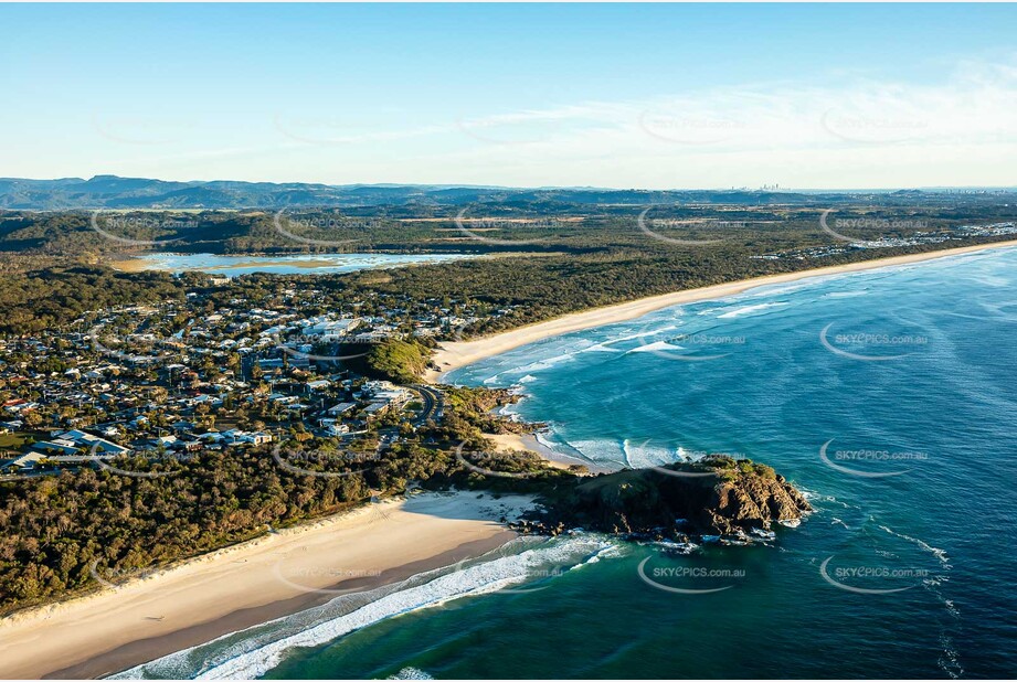 Sunrise Aerial Photo Bogangar NSW