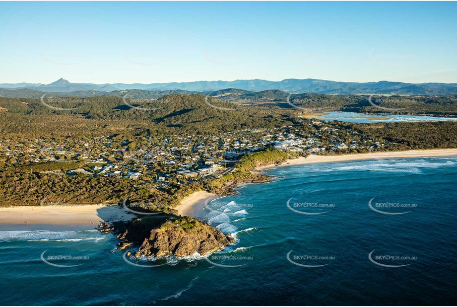 Sunrise Aerial Photo Bogangar NSW