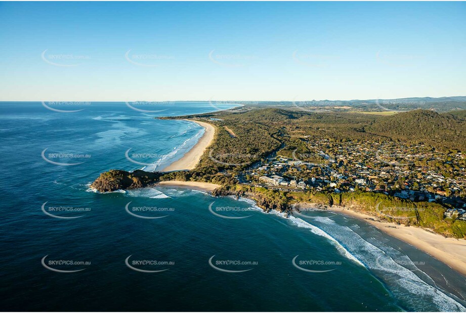 Sunrise Aerial Photo Bogangar NSW