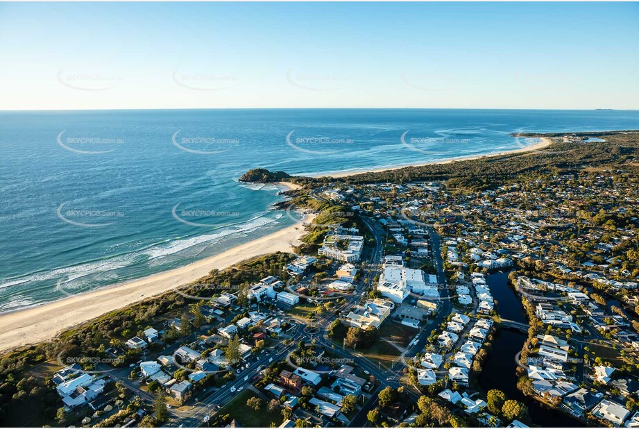 Sunrise Aerial Photo Bogangar NSW