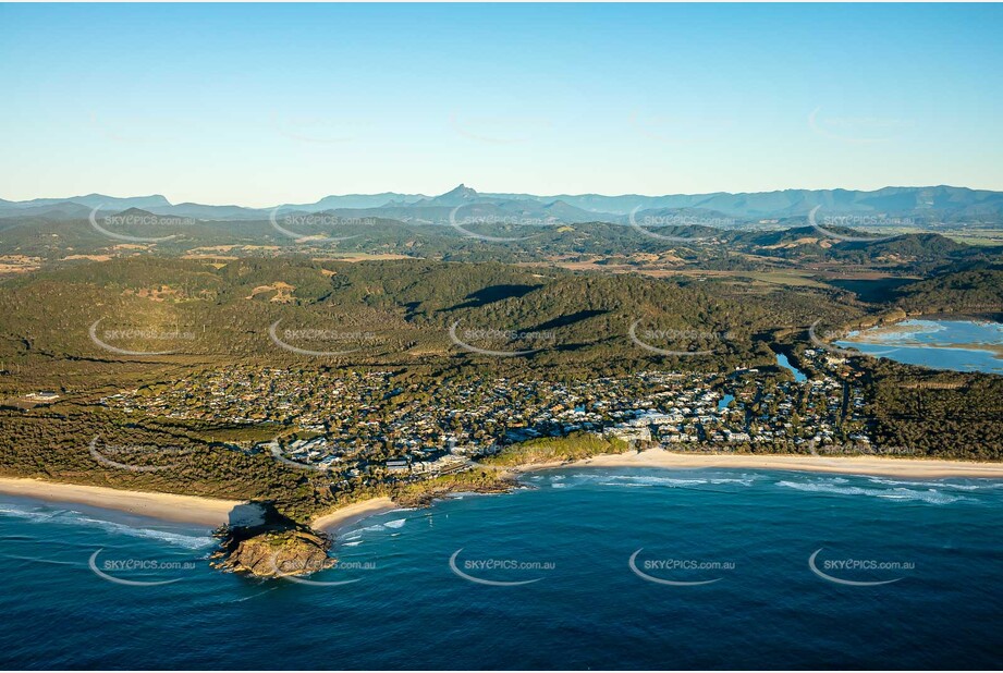 Sunrise Aerial Photo Cabarita Beach NSW