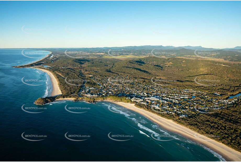 Sunrise Aerial Photo Cabarita Beach NSW