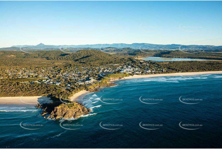 Sunrise Aerial Photo Cabarita Beach NSW