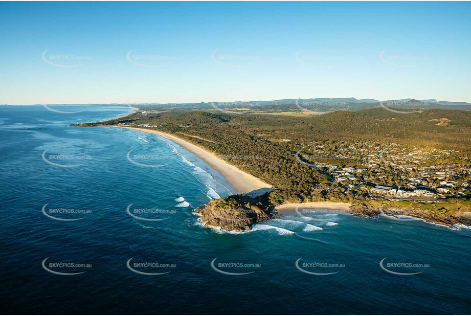 Sunrise Aerial Photo Cabarita Beach NSW