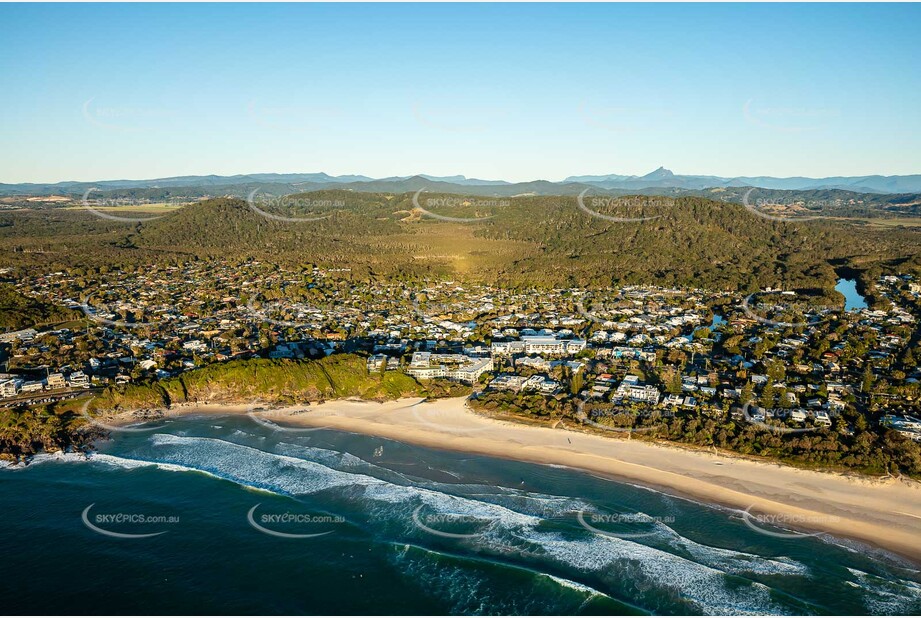 Sunrise Aerial Photo Cabarita Beach NSW