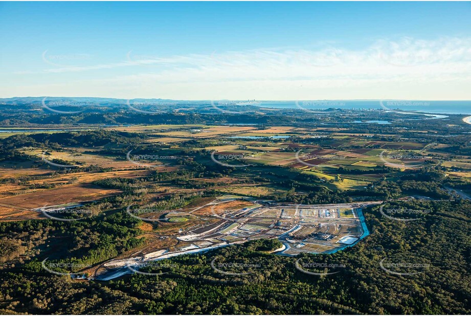 Sunrise Aerial Photo Kings Forest NSW