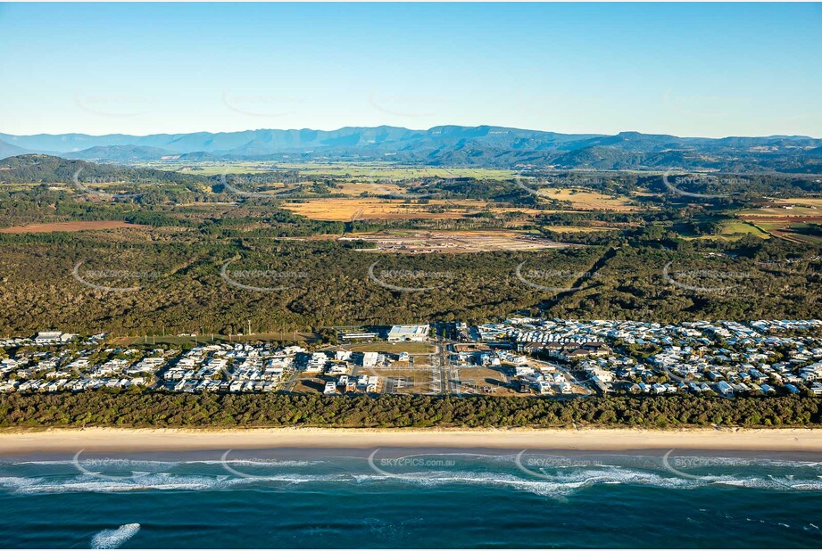 Sunrise Aerial Photo Casuarina NSW