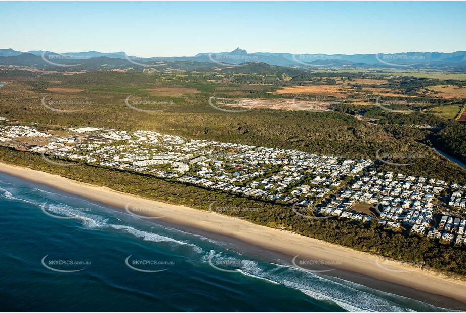 Sunrise Aerial Photo Casuarina NSW