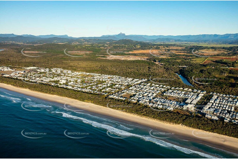 Sunrise Aerial Photo Kingscliff NSW