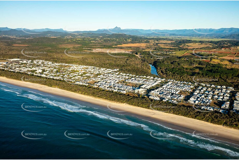 Sunrise Aerial Photo Kingscliff NSW