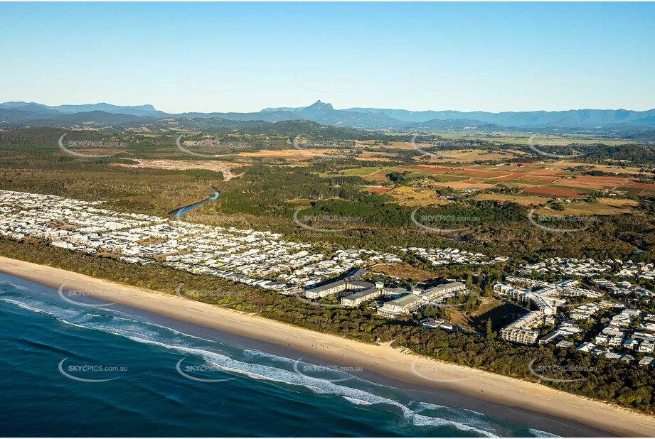 Sunrise Aerial Photo Kingscliff NSW