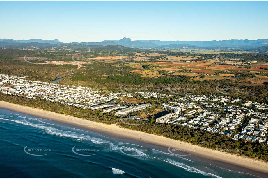 Sunrise Aerial Photo Kingscliff NSW