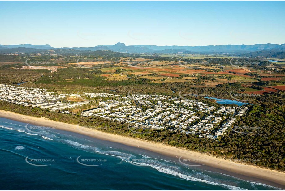 Sunrise Aerial Photo Kingscliff NSW