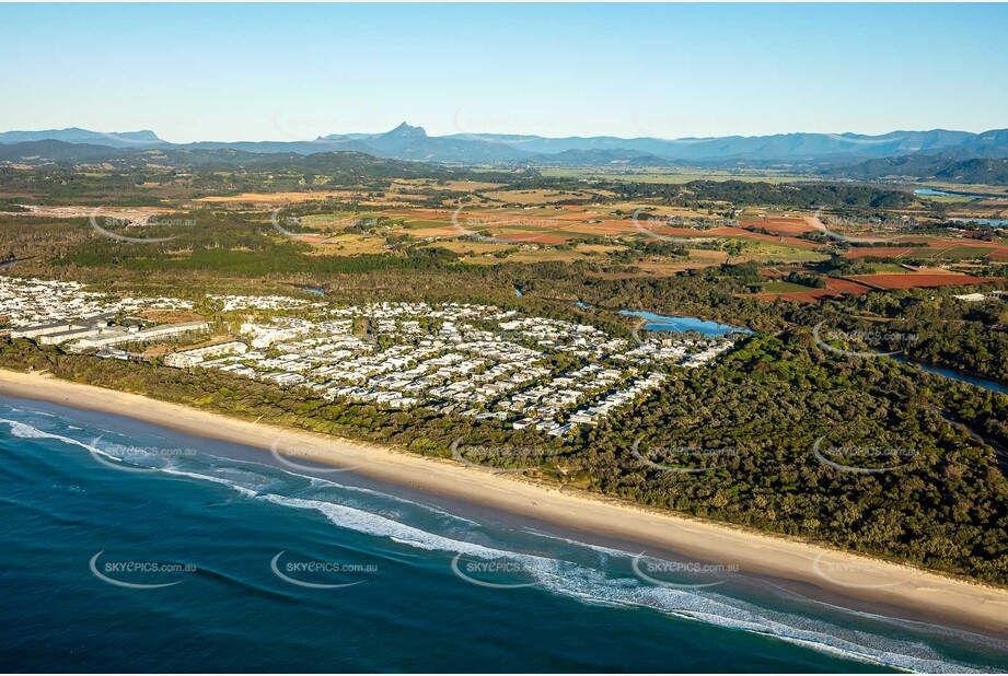 Sunrise Aerial Photo Kingscliff NSW