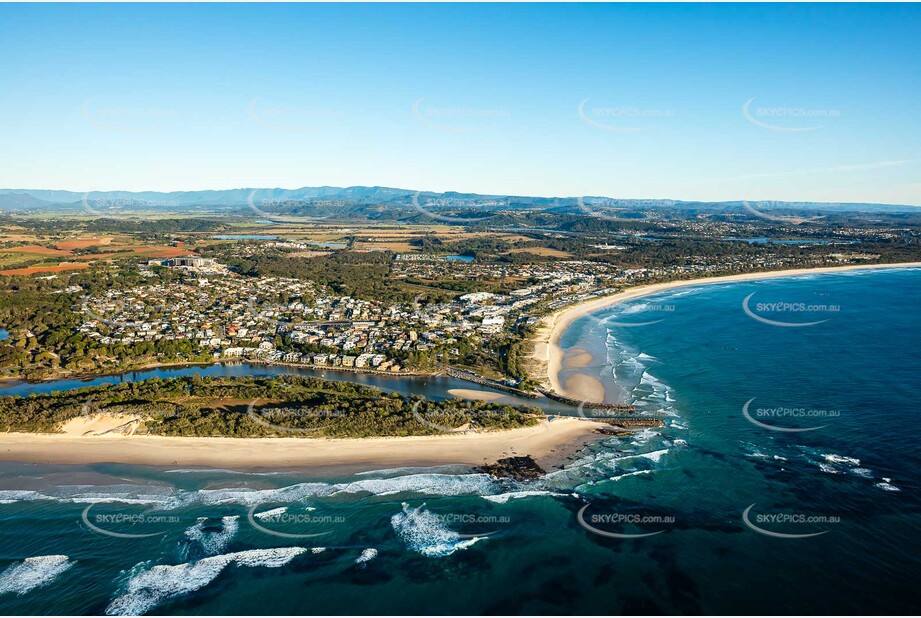 Sunrise Aerial Photo Kingscliff NSW