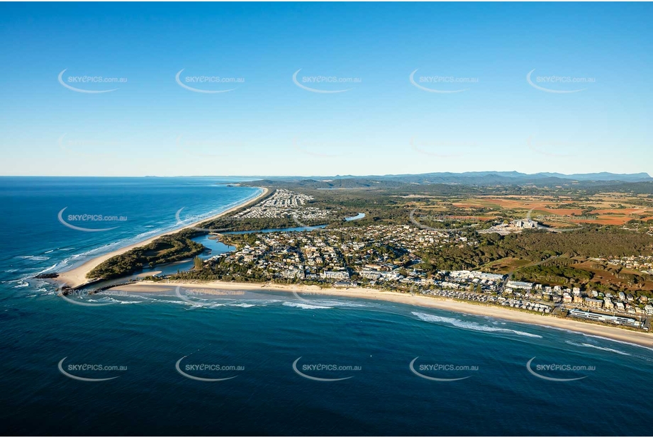 Sunrise Aerial Photo Kingscliff NSW