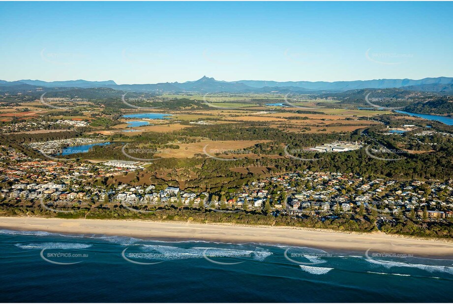 Sunrise Aerial Photo Kingscliff NSW