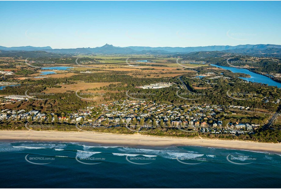 Sunrise Aerial Photo Kingscliff NSW