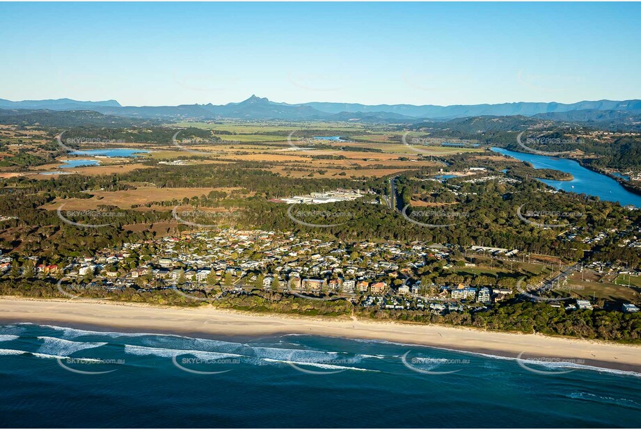 Sunrise Aerial Photo Kingscliff NSW