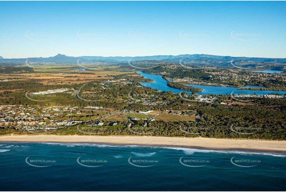 Sunrise Aerial Photo Kingscliff NSW