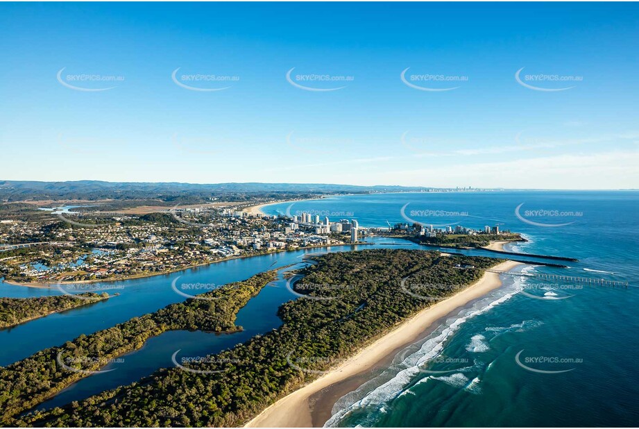 Sunrise Aerial Photo Fingal Head NSW