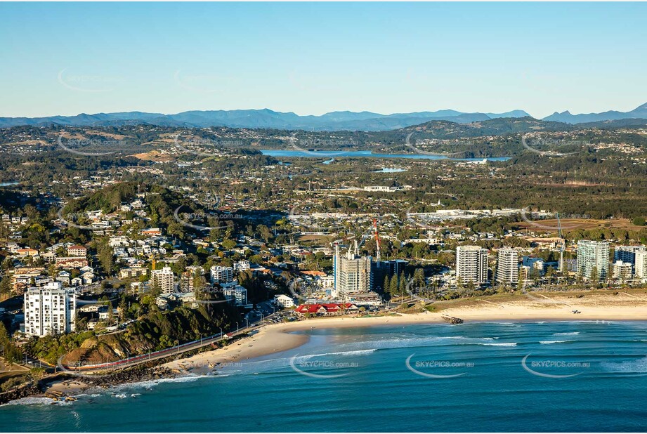 Sunrise Aerial Photo Coolangatta QLD