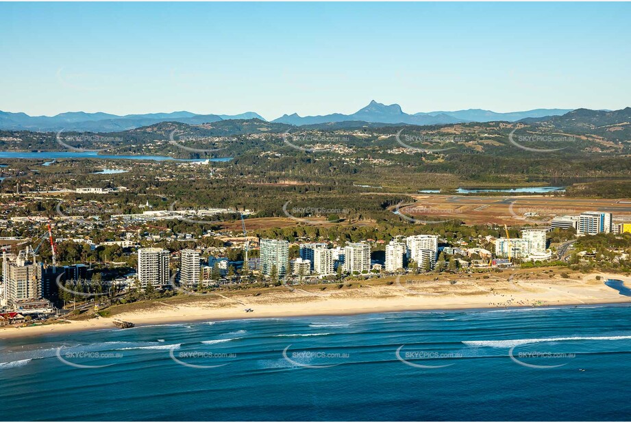 Sunrise Aerial Photo Coolangatta QLD