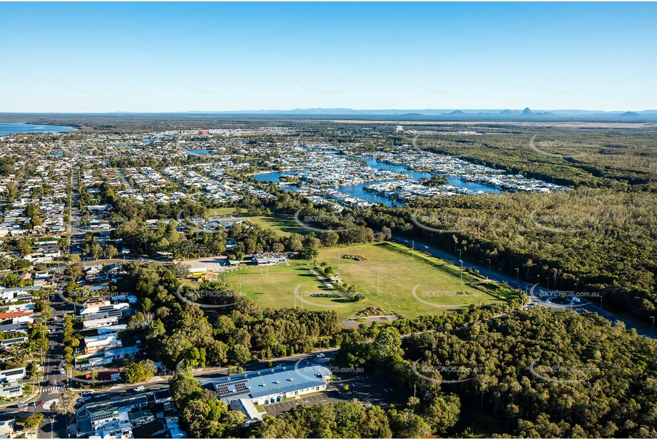 Aerial Photo Golden Beach QLD Aerial Photography