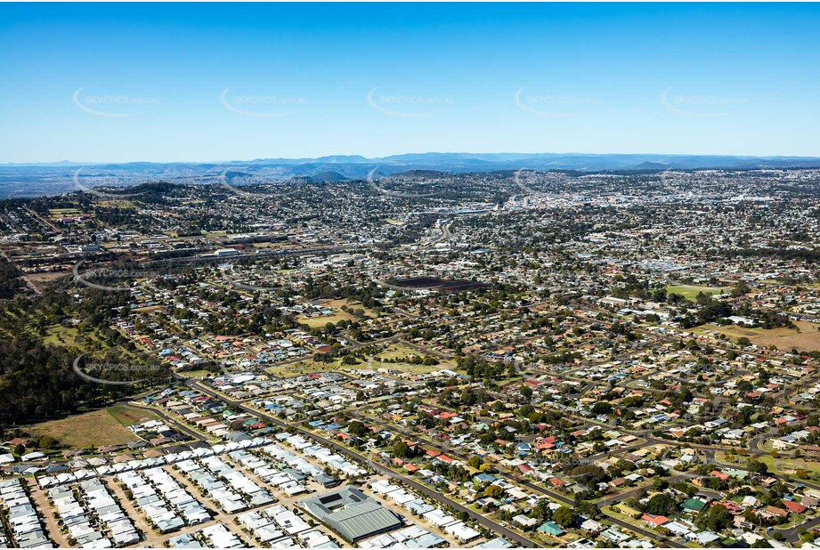 Aerial Photo Wilsonton Heights QLD Aerial Photography