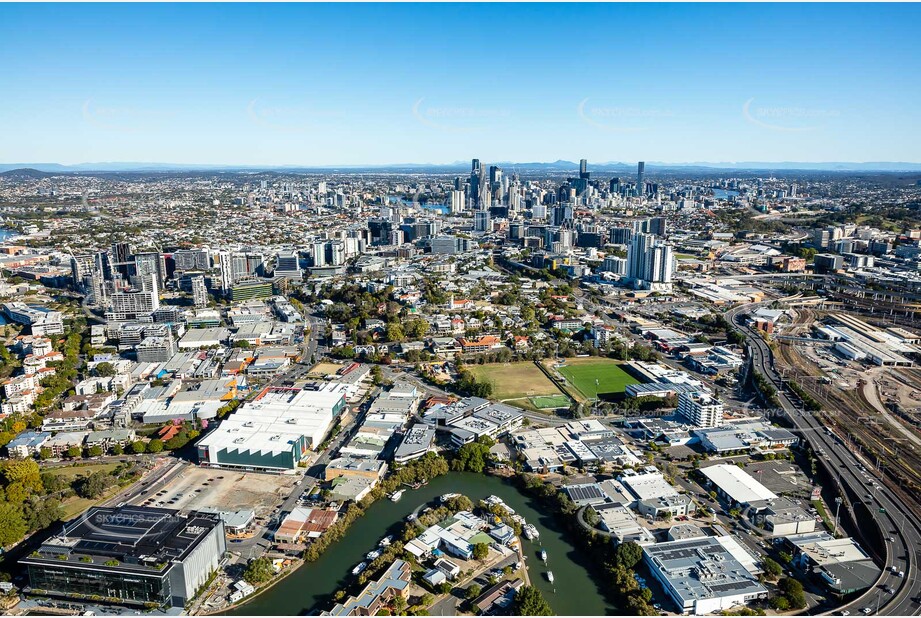 Aerial Photo Bowen Hills QLD Aerial Photography