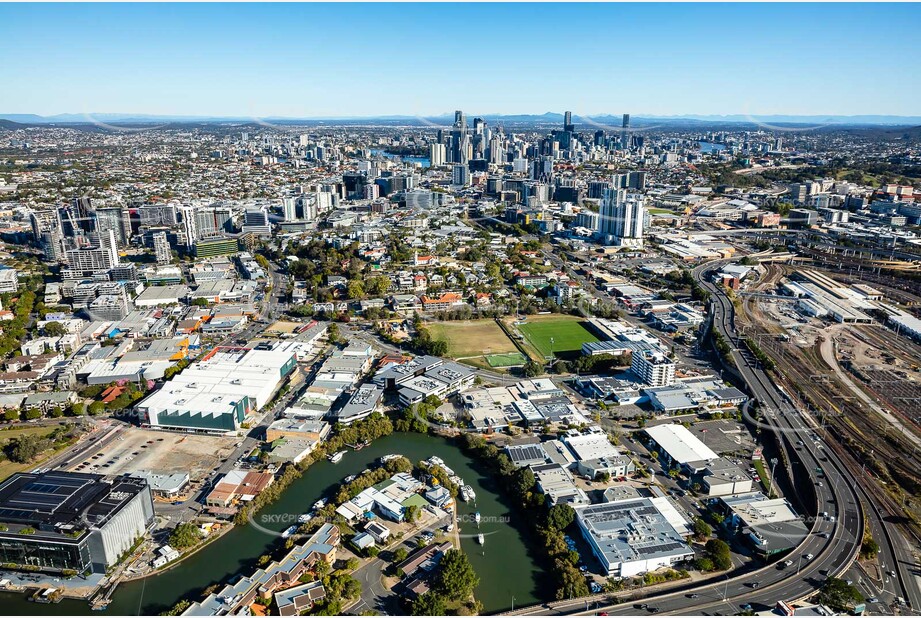 Aerial Photo Bowen Hills QLD Aerial Photography