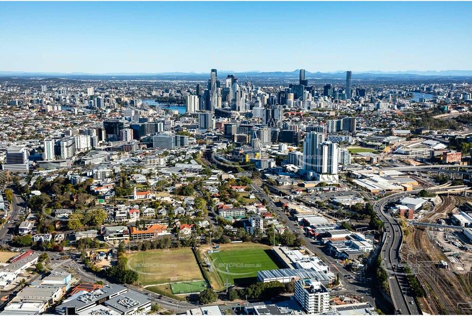 Aerial Photo Bowen Hills QLD Aerial Photography