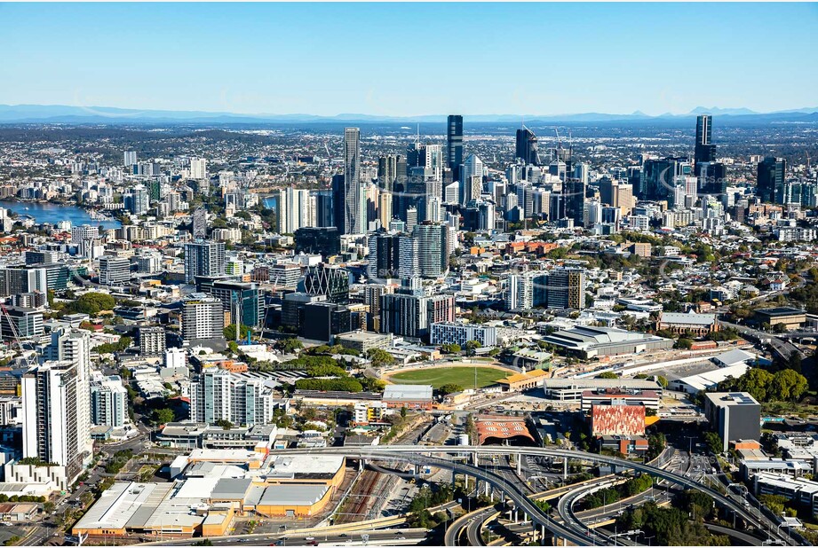 Aerial Photo Bowen Hills QLD Aerial Photography