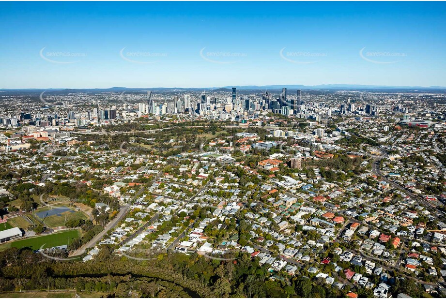 Aerial Photo Kelvin Grove QLD Aerial Photography