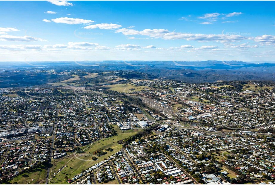 Aerial Photo Newtown QLD Aerial Photography