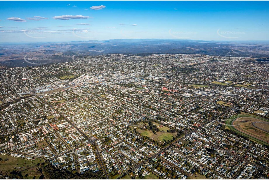 Aerial Photo Newtown QLD Aerial Photography