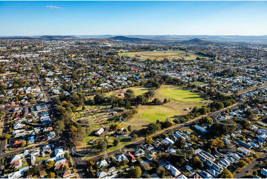 Aerial Photo Newtown QLD Aerial Photography