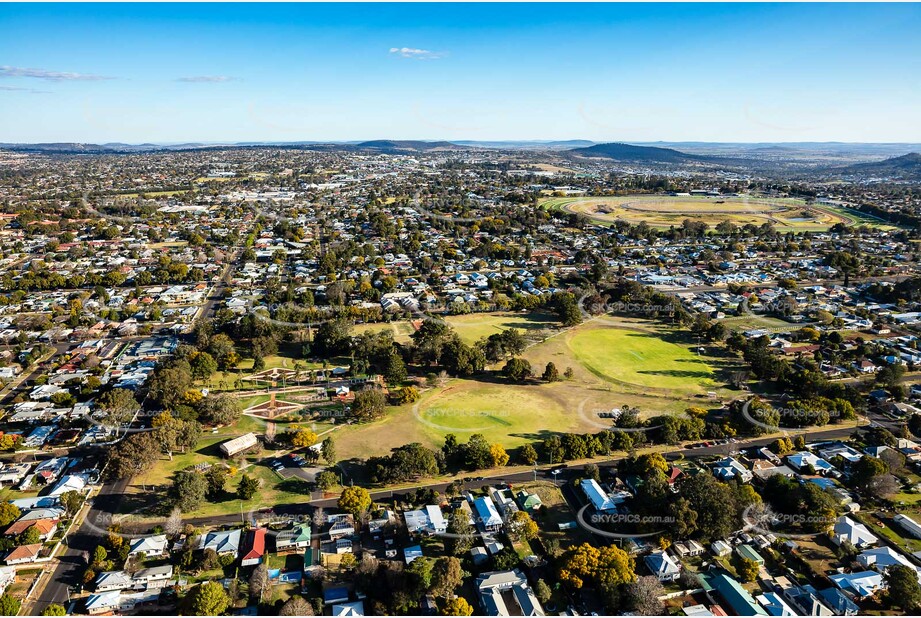 Aerial Photo Newtown QLD Aerial Photography